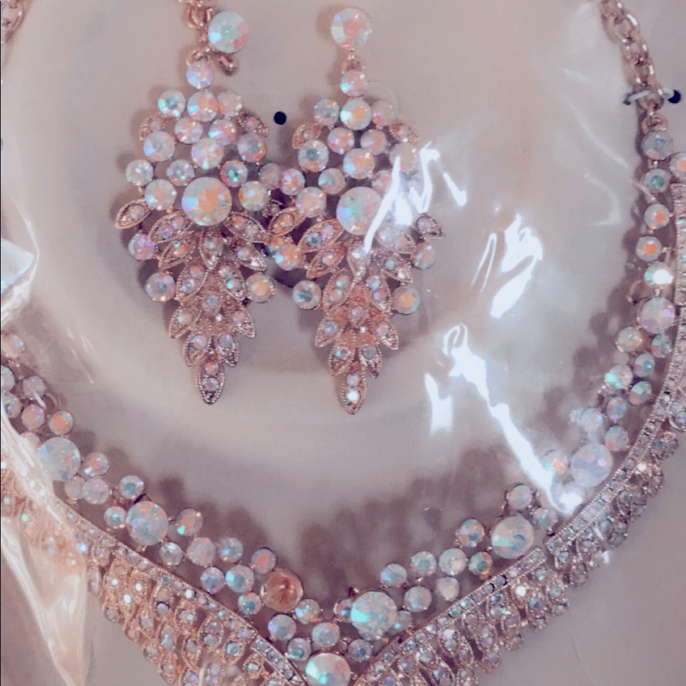 Jewelry Necklace Earring Set New